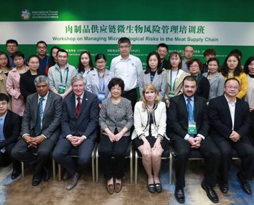 About 70 food safety professionals from China and abroad, representing government, industry and academia attended the workshop.