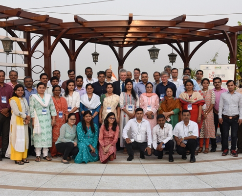 Group photo taken at the FSSAI-ICMSF-CHIFSS Hands-On Training on 8 October 2018.