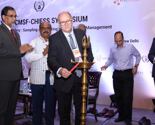 Lamp Lighting by Dr Martin Cole (Chairman, ICMSF) at the FSSAI - ICMSF - CHIFSS Symposium in October 2018.